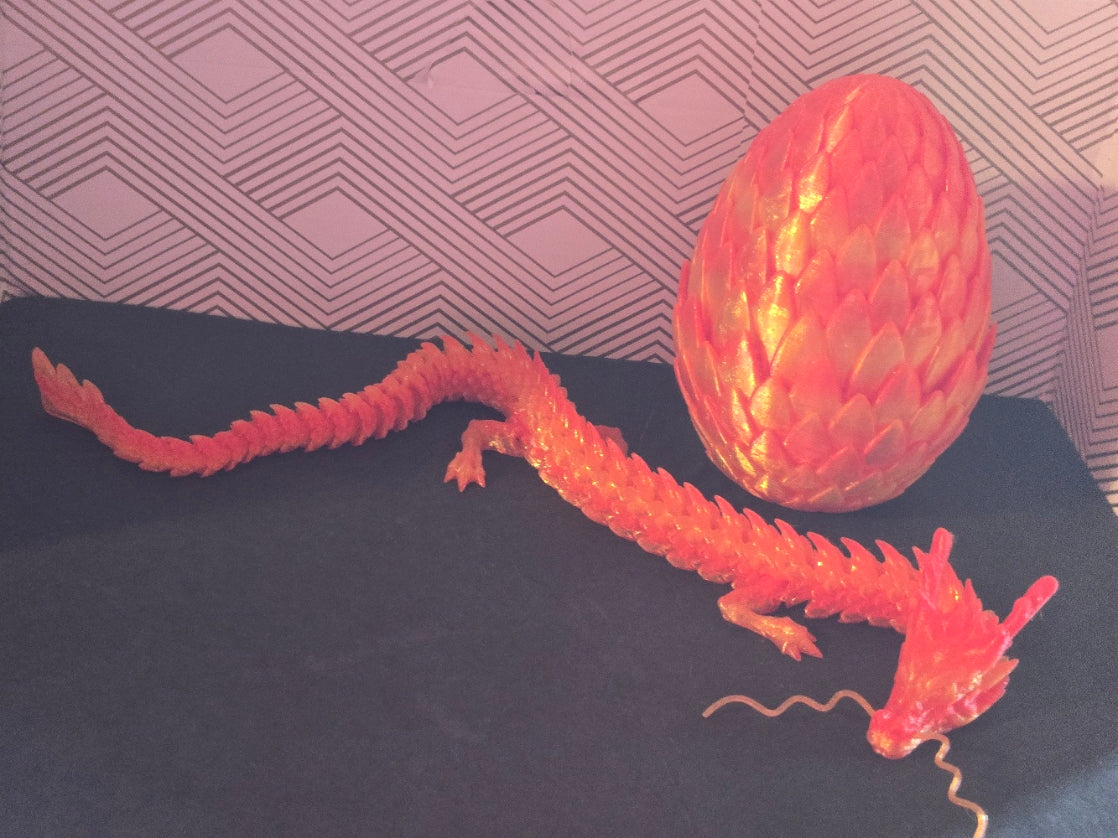 3D Dragon with Egg