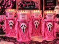 💕 Pink Ghostface Candle Holder – 3D Printed
